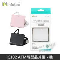 在飛比找PChome24h購物優惠-infotec IC102 ATM薄型晶片讀卡機 (1入)