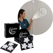 Star Magnets for Blackout Shades to Eliminate Light Leakage. Maximise Your existing Black Out Window Cover or Blackout Shades for Windows. No More Ugly Suction Blinds or Portable Blackout Curtains!