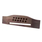 1 Piece DIY Rosewood Guitar Bridge For 12 Strings Acoustic