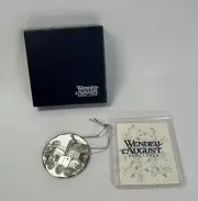 Vintage Wendell August Forge Solid Metallic Ornament Horse Buggy Barn Boxed