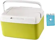 TENOL Camping Box Outdoor Camping Ice Container Commercial Cooling Chest Mobile Freezer Bucket for Outdoor Boating Backyard