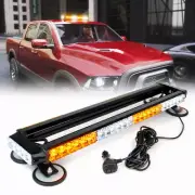 56 LED Emergency Rooftop Strobe Light Bar Warning Light Traffic Advisor lamps