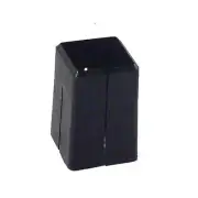 16 BAGS AMCO SQUARE COLLETS BLACK PLASTIC SHELVING BRACKETS, 4 EA / SET