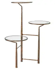 Global Views Unity Pedestal With Glass