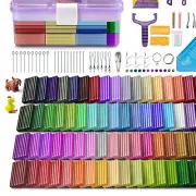 Creative 72 Color Polymer Clay Set: Sculpting Tools & Fun Accessories Included