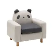 Costway Kids Sofa Wood Children Armrest Chair Grey