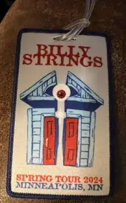 Billy Strings Minneapolis Luggage Tag 2024 JJ Horner