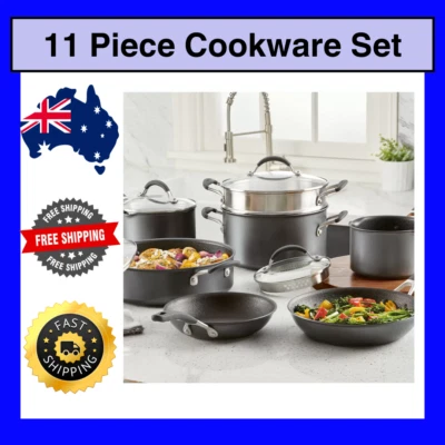 Circulon Scratchdefense Nonstick Cookware 11 Pc Set Cookware Saucepan Frying Pan