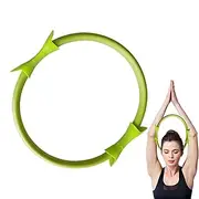 Pilates Ring for Women – 14.96 Inches Lightweight Fitness Hoop | Resistance Toning Ring for Arms and Thighs, Double Grip Exercise Equipment, Portable Yoga Accessory for Home Workout