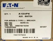 SEALED EATON CUTLER HAMMER A1X4PK L Frame 1A 1B Auxiliary Switch 1493D44G02