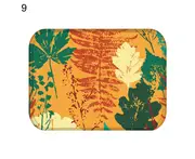 40x60cm Leaves Soft Anti-slip Doormat Rug Floor Mat Bathroom Living Room Decor-9# - 9#