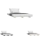 Bed Frame Platform Base White 92x187 cm Single Size Solid Wood Pine vidaXL