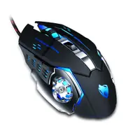 V6 Mechanical Game Mouse Wired Computer E-Sports Shepherd Light Macro Programming Lol Cross-Border Amazon