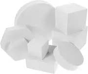 HOMOBABE 8Pcs Cube Photography Props Lightweight Background Blocks for Jewelry Cosmetics and Product Photography