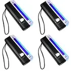 4 Pcs Handheld UV Black Light Torch Portable Blacklight LED UV Light9448