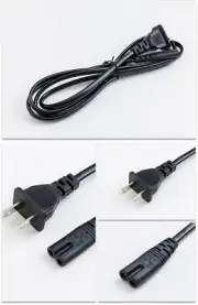 Replacement AC Power Cord for PS3 / PS4 Consoles 1.5m 5ft