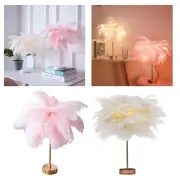 Feather Tree Table Lamp DIY Light Home Porch Hallway Vanity