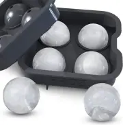 Housewares Solutions Froz Ice Ball Maker – Novelty Food-Grade Silicone Ice Mold