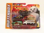 MatchBox W9344-0910 5-Pack Kung Fu Panda Cars K9774 NIB