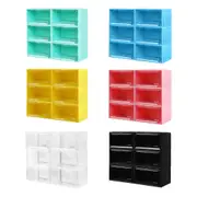 Shoe Storage Box Sneaker Display Case Collections Cabinet Stackable Magnetic