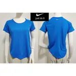 美國運動品牌【NIKE 耐吉】DRI FIT 英國藍 乾爽舒適 高機能超細纖維 排汗衫~直購價299~6/21