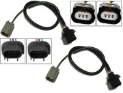 Wire Ceramic 9008 H13 Two Harness Head Light Socket Replacement Plug Connector (for: Ford)