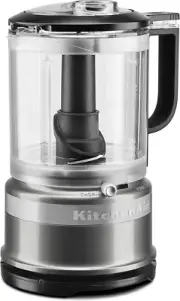 5-Cup Food Chopper KFC0516 Contour Silver Compact Kitchen Appliance