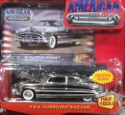 Johnny Lightning 51 1951 Hudson Hornet American Chrome Car Prototype Chassis