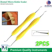 INSTUMAX Dental Micro Sickle Scaler Silicone Handle Periodontal Calculus Remover