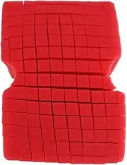 Car Wash Sponge, Soft Non-Scratch Cleaning Scrubber, Vehicle Exterior, Red, Blue Household Dust Remover Tool for Sedan, Motorcycle, Rv, and Automotive Automotive Surfaces