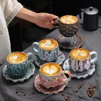在飛比找松果購物優惠-復古日式手作陶藝咖啡杯 耐高溫茶杯 男女通用 (7.1折)