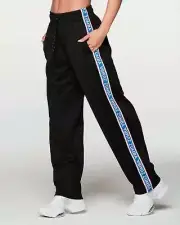 Retro Zumba Track Pants - Viva La Red / Bold Black Z1B000364