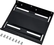 BIGtec Hard Drive Adapter SSD HDD Mounting Frame 2.5 Inch to 3.5 Inch Mobile Frame PC Computer Holder Rails Mounting Frame Black Metal