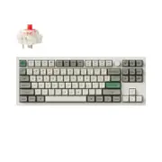 Keychron Q3 Max Hot Swappable 80% RGB Wireless Mechanical Keyboard (White) (Red Switch)