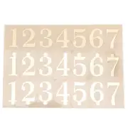 Ethereal Drum Note Sticker Steel Tongue Drum Bronzing Scale Stickers Decoration