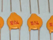 RMC ~ .01uf, 2-3kv CERAMIC DISC CAPACITOR ~ "GAP KAP" TYPE" ~ NEW (Qty 5) ~