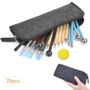 25pcs Polymer Clay Tools Modeling Clay Sculpting Tools Kit Ceramic Pottery Carvi