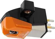 Audio Technica AT-VM95EN Dual Moving Magnet Cartridge with Elliptical Nude Stylus (Black/Orange)