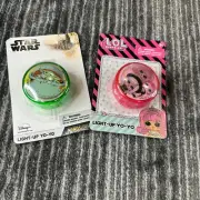 Lol Suprise Light-Up Yo-Yo & Baby Yoda Yo Yo Toy Pink Lol & Green Grogu Bundle