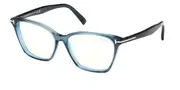 Tom Ford FT5949-B Blue-Light Block 092 Men's Glasses Blue Size 56 - Private Health Rebate - Blue Light Block Available