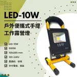 FEAST LIGHT🕯️【V223】LED-10W 戶外便攜式手提工做露營燈 壓鑄鋁 玻璃 全電壓 附充電線、插座