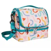 Wildkin Kids 2 Compartment Insulated Lunch Box with Handle & Strap W Container