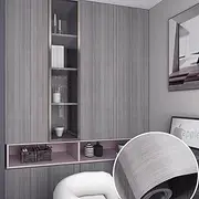 Thickened Imitation Wood Grain Stickers, Old Furniture Renovation Cabinet Closet Cabinet Door Stickers Desktop Waterproof self-Adhesive Wood Color Wallpaper(R019,60cmx10m)