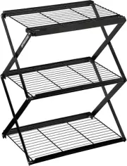 UP-2703 CAPTAIN STAG Field Rack Rack Storage Shelf 3 Tier MOVE Rack Black New