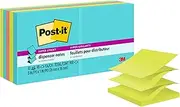 Post-it Super Sticky Pop-up Notes, 3" x 3", Miami Collection, 10 Pads per Pack (R330-10SSMIA)