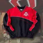 OHIO STATE BUCKEYES 90’S PULLOVER 🌿俄亥俄州 七葉樹隊 NCAA 球隊罩衫 外套 古著