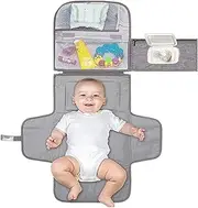 Portable Changing Pad | Foldable Diapering Changing Mat - Reusable Compact Changing Station, Portable Waterproof Changing Pad for Family Friends