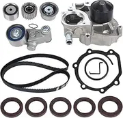 KUSATEC TCK304 Engine Timing Belt Kit with Water Pump Fit for Subaru Forester 2006-2010/Impreza 2006-2011/Legacy 2010-2012/Outback 2006-2012 2.5L, TKF-006 TCKWP304A