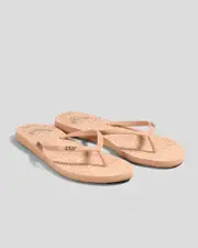 [Roxy] Roxy Women's Antilles Ii Flip Flops Slippers in Taupe/Stone Size 09 09 Taupe/Stone