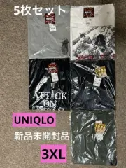m6 Attack on Titan Uniqlo Ut 3Xl 5 Pieces Set